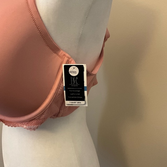 INC International Concepts Pink Lace Bra - Picture 4 of 6